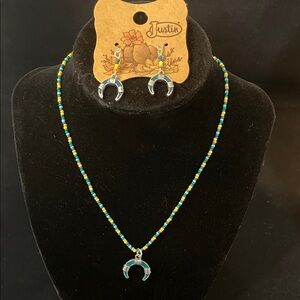 Justin Boots Multicolor Beaded Necklace Set